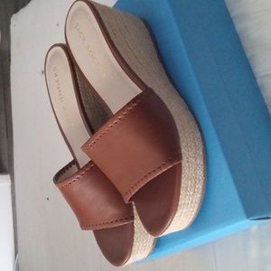 Jack Rogers leather slippers
